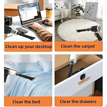3-in-1 Portable Mini Vacuum Cleaner for Car & Home