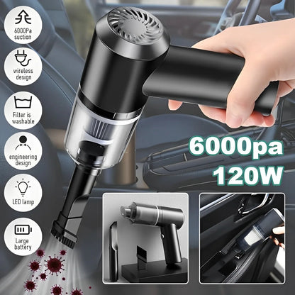 3-in-1 Portable Mini Vacuum Cleaner for Car & Home